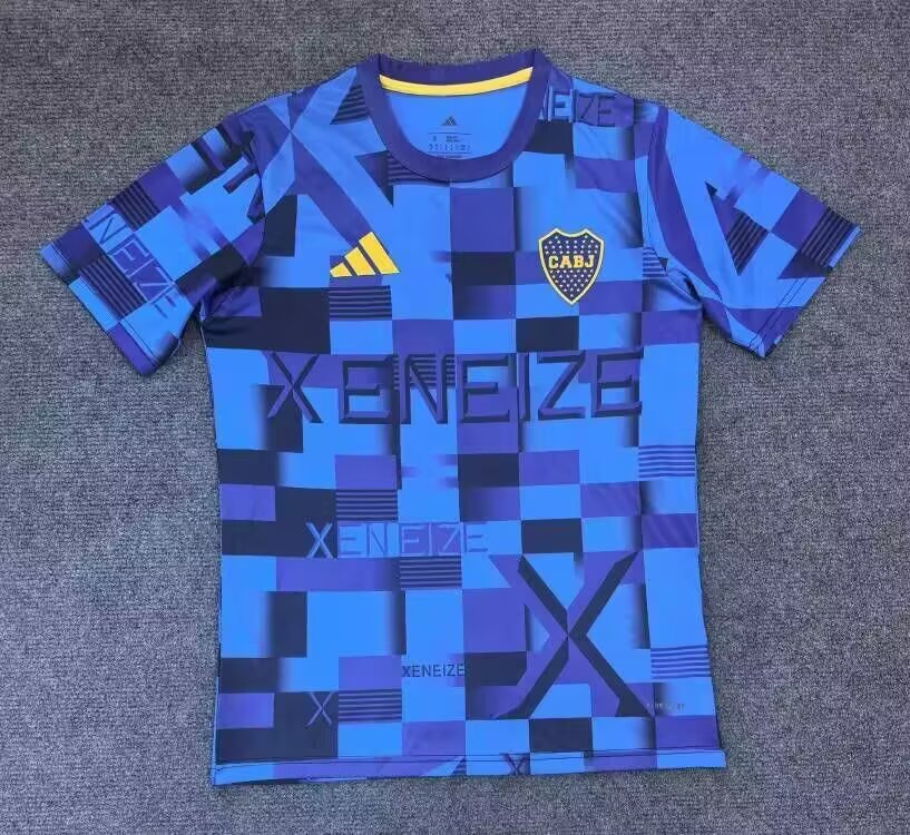 AAA Quality Boca Juniors 25/26 Yellow/Blue Training Jersey